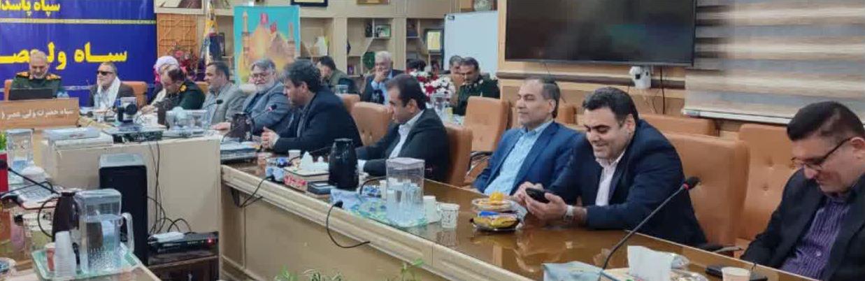 دیدار دهه فجر سردار شاهوار پور و خادم سیدالشهدا